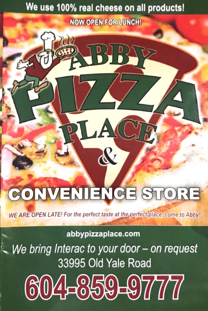 Abby Pizza Menu Abby Pizza Place Abby Pizza Place